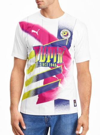 Тениска Puma Puma Retro Graphic Tee Бяло | 656504-01