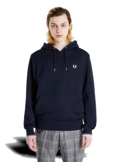 Суитчър Fred Perry Tipped Hooded Sweatshirt Тъмно синьо | M2643 248