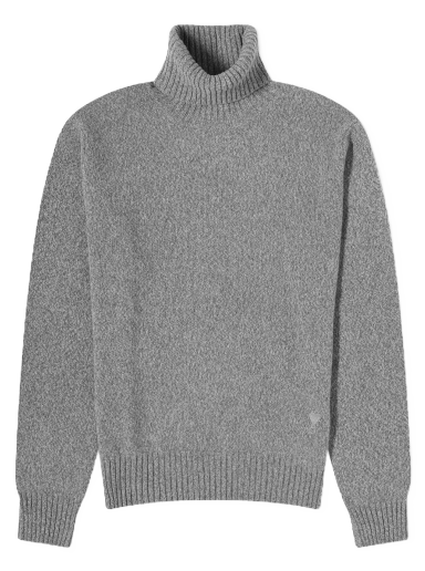 Пуловер AMI Tonal Heart Cashmere Crewneck Сиво | HKS427-005-055