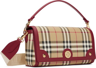 Дамска чанта Burberry Checked Top Handle Note Bag Многоцветен | 8116282, 1