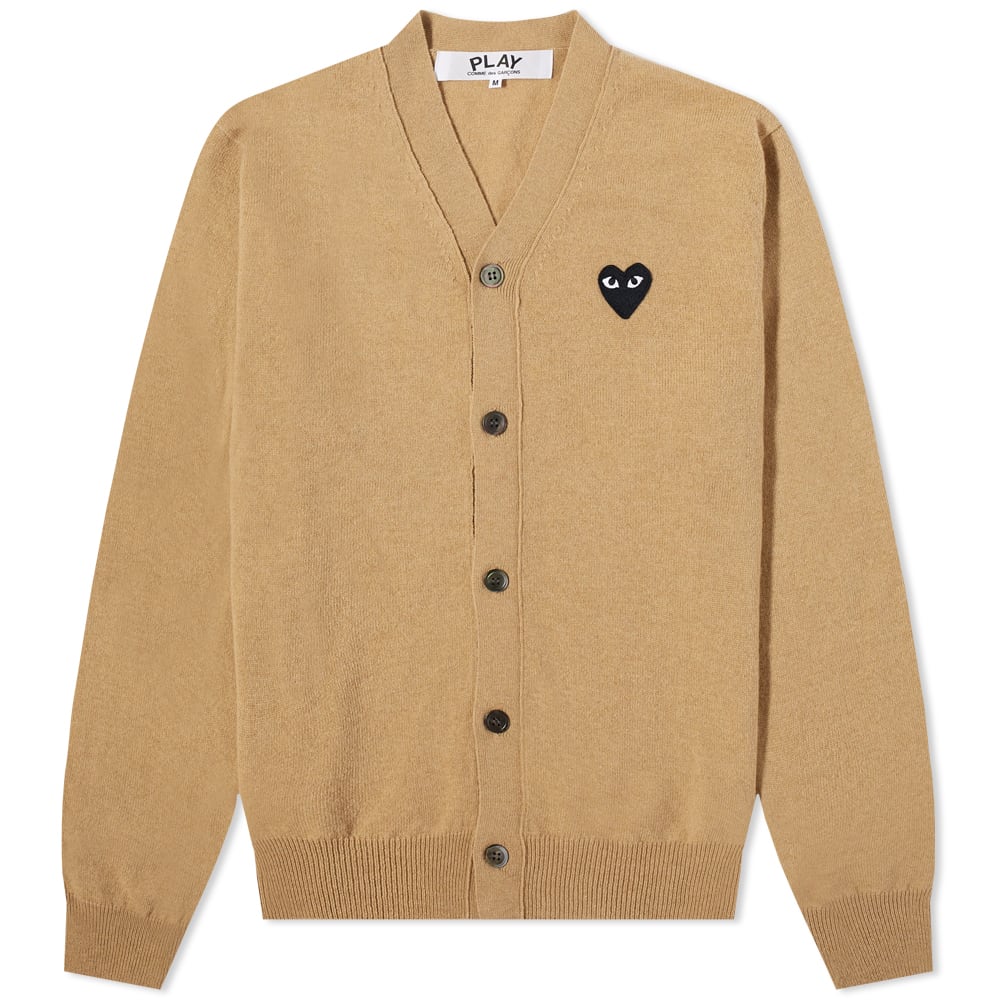 Пуловер Comme des Garçons Play Cardigan Бежово | P1N024-3, 0