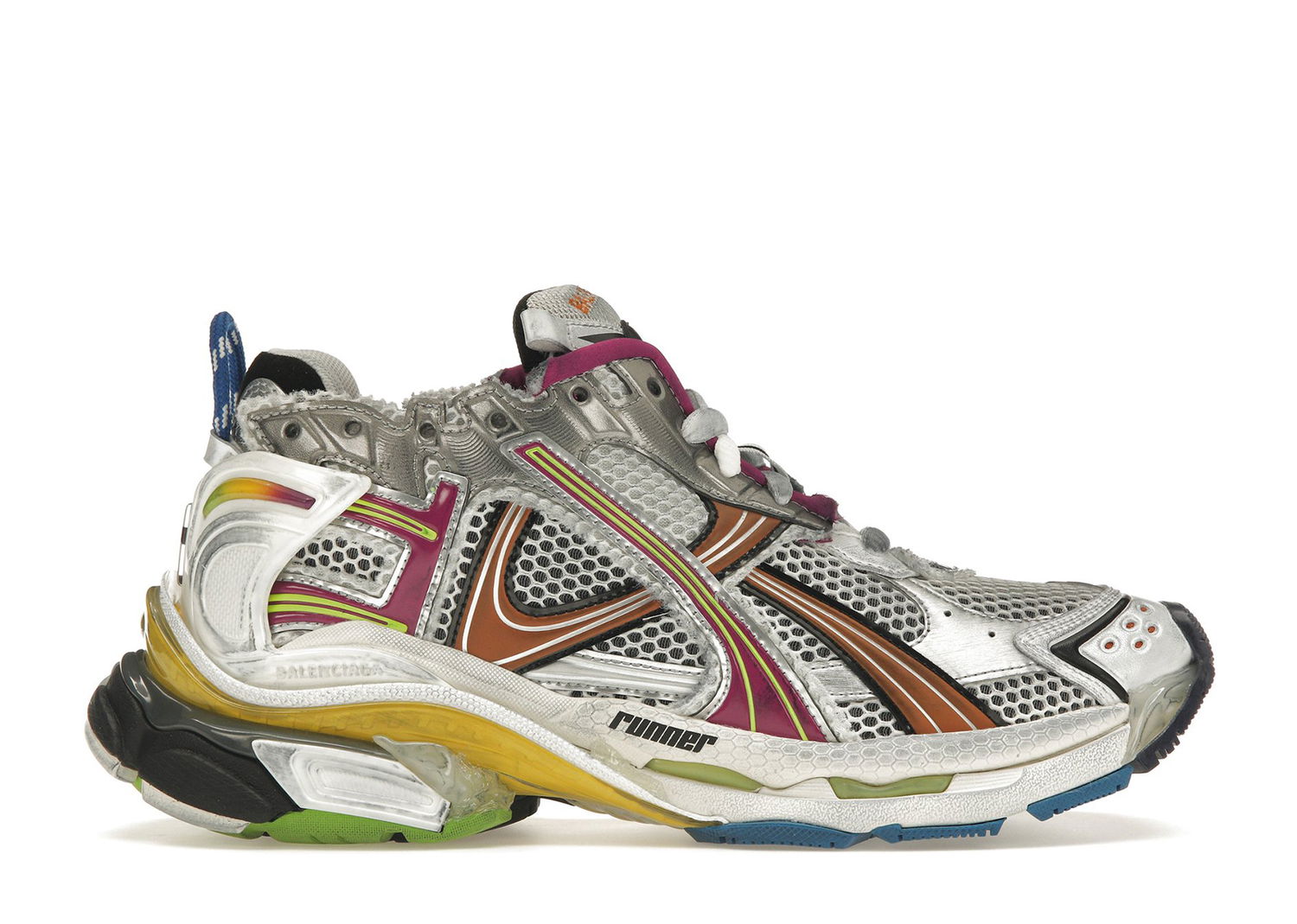 Кецове и обувки Balenciaga Runner "Multicolor" W Сиво | 772767W3RMU8123, 0