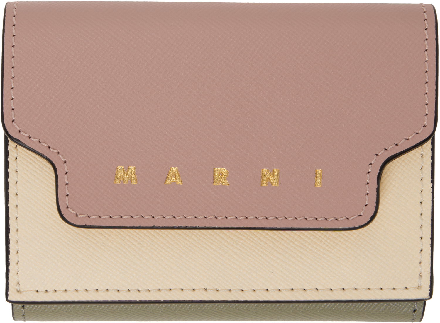 Портфейл Marni Marni Trifold Wallet Многоцветен | PFMO0125U1 LV520, 0