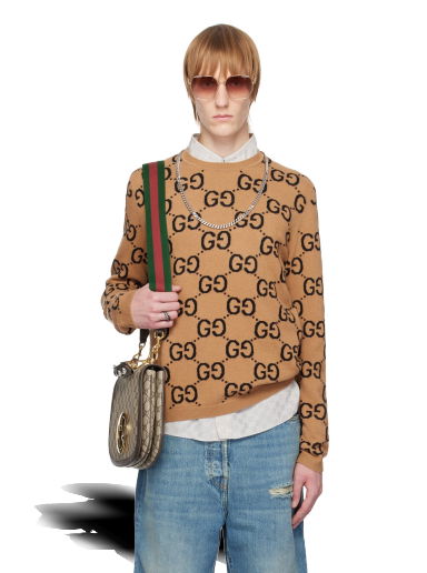 Пуловер Gucci GG Бежово | 692900 XKCC5