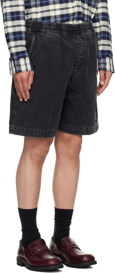 Къси панталони Carhartt WIP Reynold Corduroy Relaxed Shorts Синьо | I034877, 4