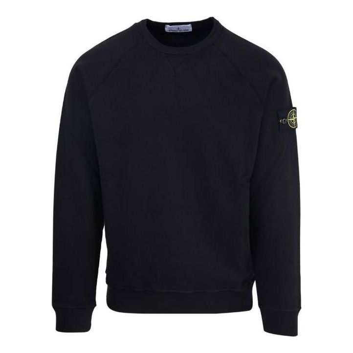 Суитчър Stone Island Compass Patch Sweatshirt Черно | 781566360-V0029