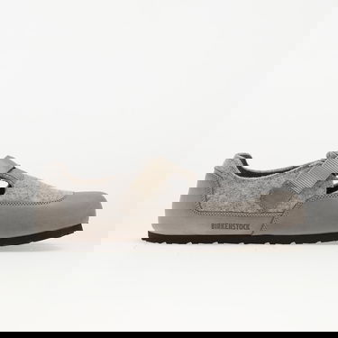 Кецове и обувки Birkenstock London Nova Felt Leather/ Textile/ Felt Stone Coin Сиво | 1030175, 2