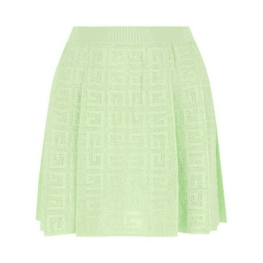 Пола Givenchy 4G Pleated Skirt Зелено | BW40LC4ZAQ 340, 0