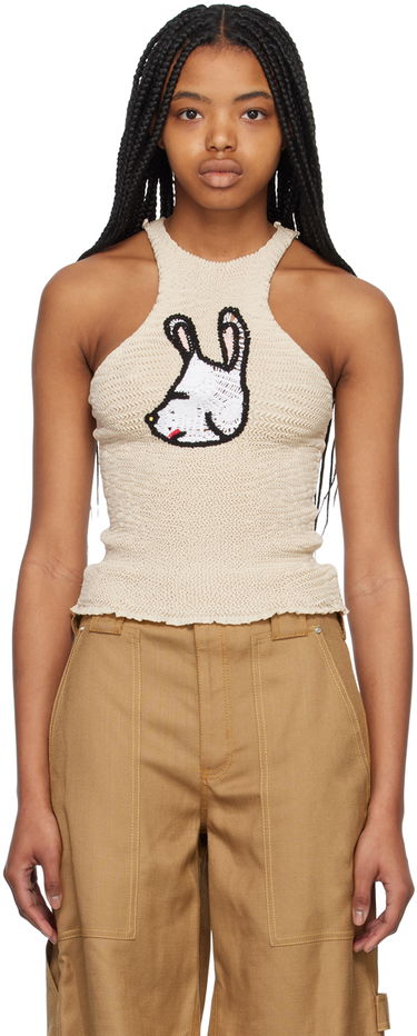 Потник Stella McCartney Graphic Tank Top Бежово | 6K04373S2397, 0