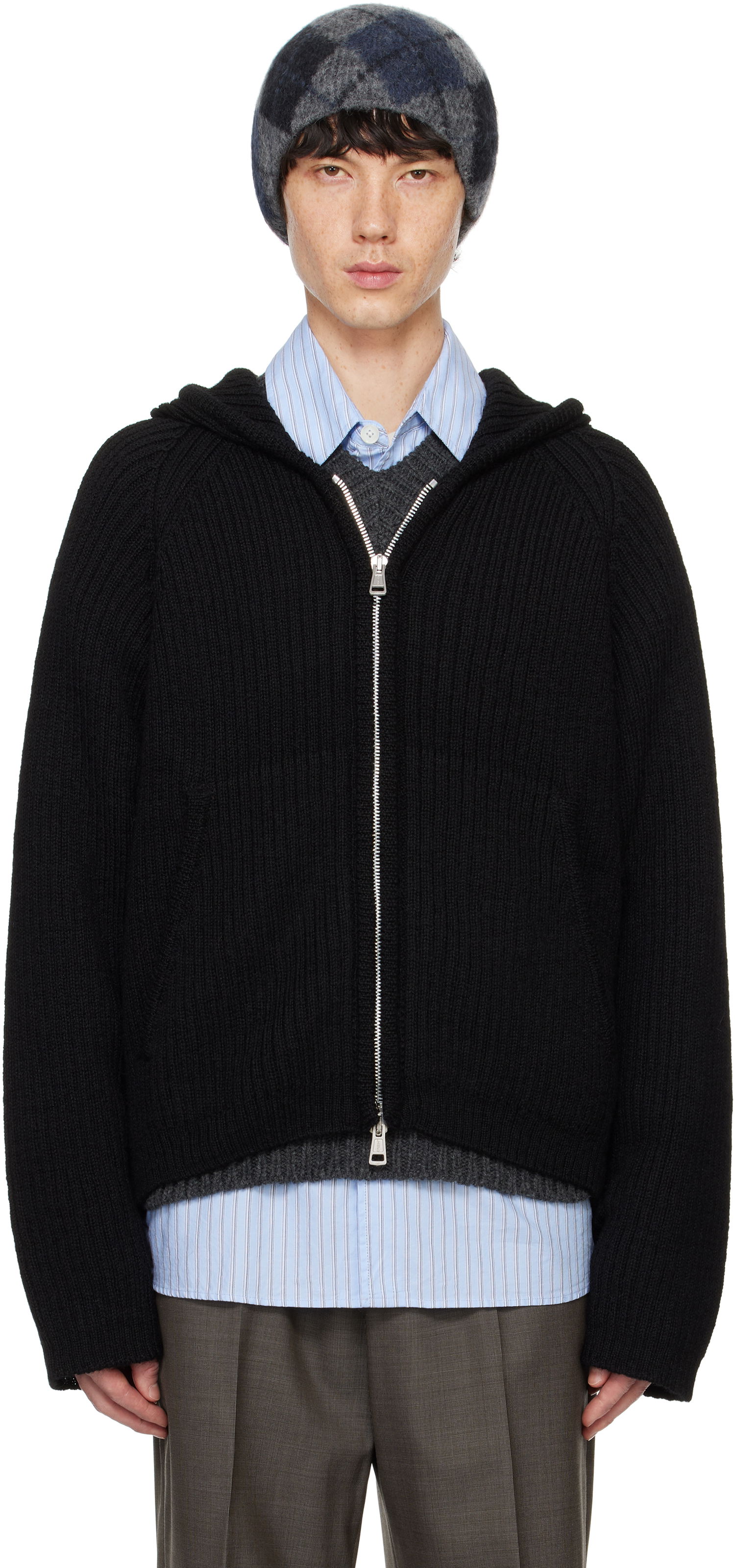 Суитчър OUR LEGACY Hoodie With Zipper Черно | M4243LJ, 0