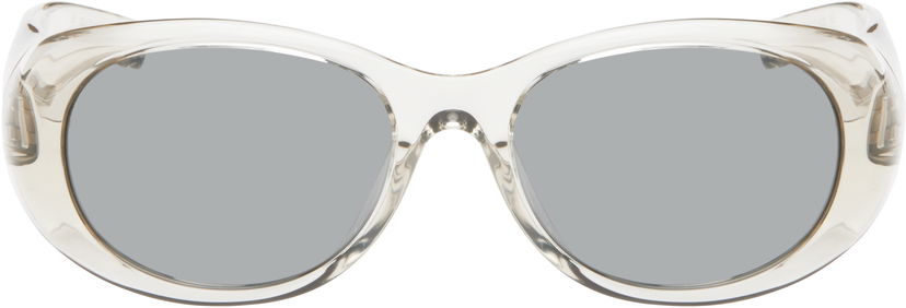 Слънчеви очила Saint Laurent Oval Sunglasses Сиво | SL 736-004