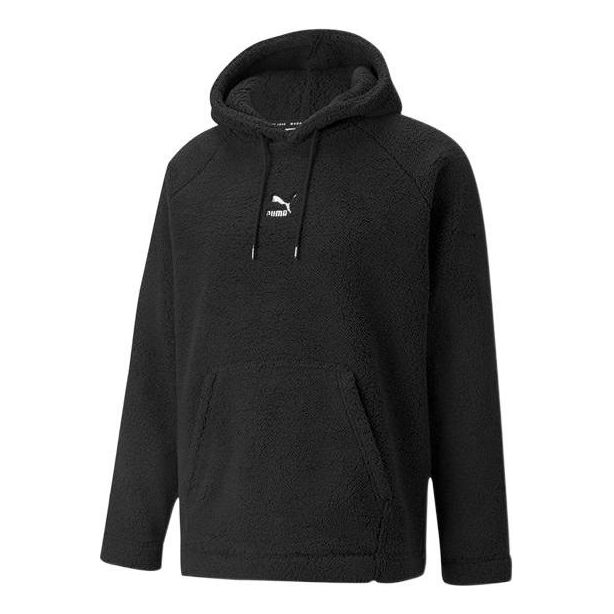 Суитчър Puma Classics Sherpa Men's Hoodie Черно | 533122-01