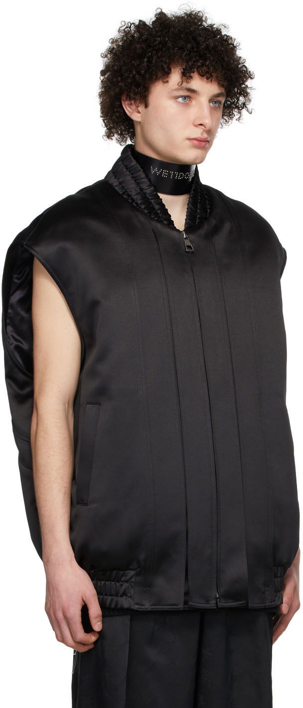 Жилетка We11done We11done Bomber Vest Черно | WD-VT1-22-005-U-BK, 1