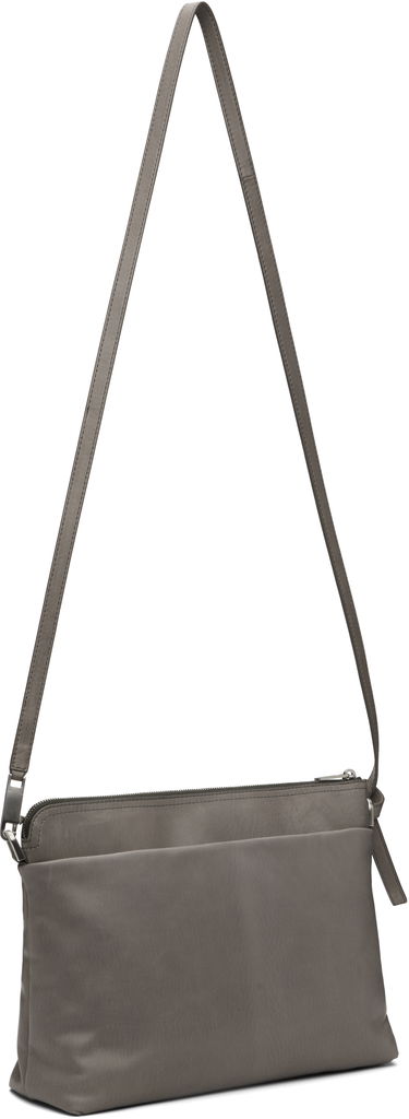 Чанта през рамо Rick Owens Rick Owens Concordians Adri Flat Crossbody Bag Сиво | RA02E0727 LCAPA, 2