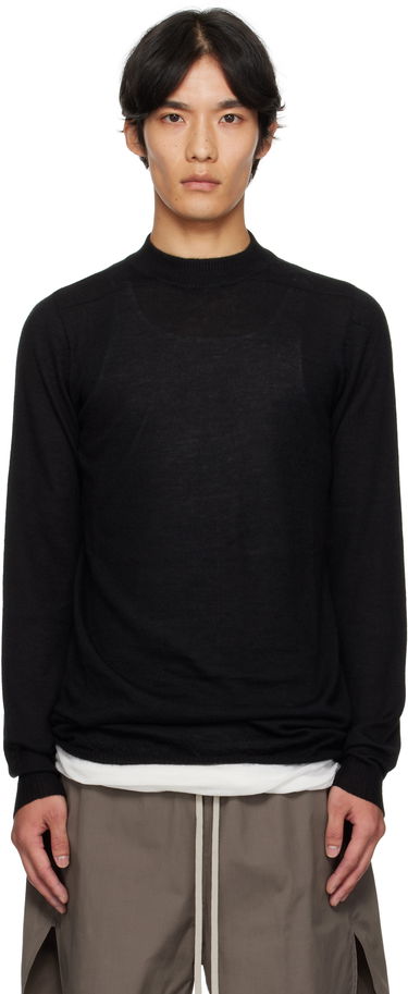 Пуловер Rick Owens Rick Owens Concordians Level Lupetto Sweater Черно | RU02E1625 WS, 0