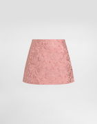 Dolce & Gabbana Floral Jacquard Miniskirt