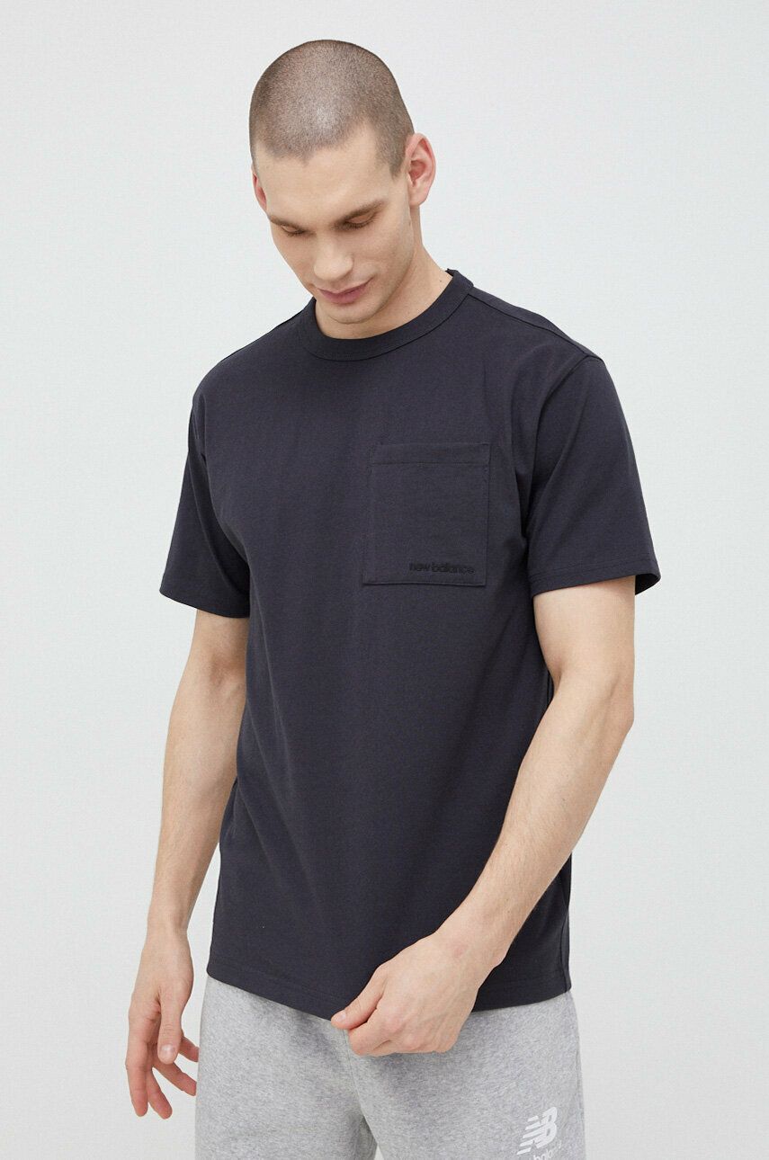 Тениска New Balance T-shirt Черно | MT23567PHM, 0
