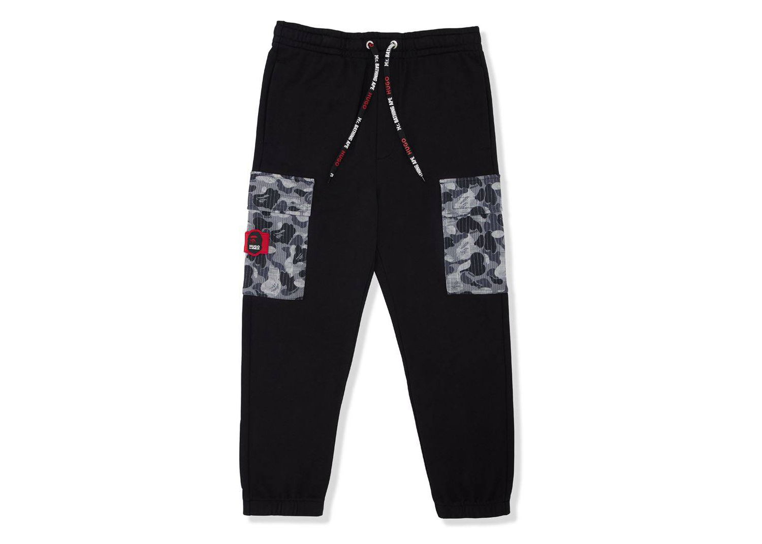Спортни панталони BAPE BAPE x Hugo Camo Sweatpants Black Черно | 7I23-152-901, 0
