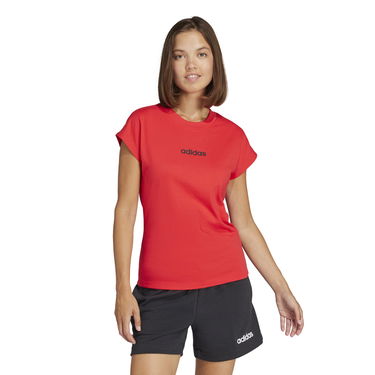Тениска adidas Performance Linear Short Sleeve T-Shirt Червено | JG8661, 1