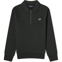 Суитчър Fred Perry Zip Neck Collar Sweatshirt Зелено | M6639-Q20, 1