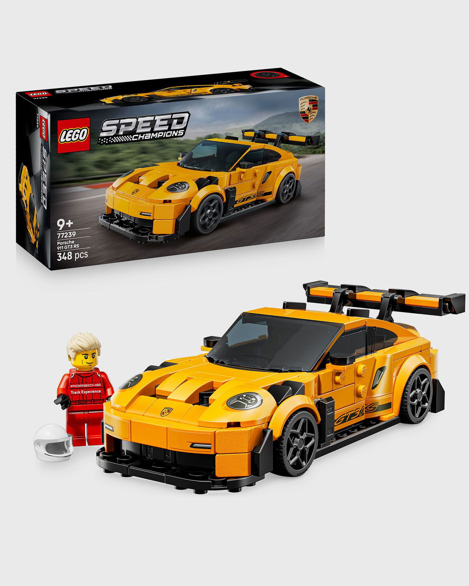 Колекционерско LEGO Porsche 911 GT3 RS with Track Experience Minifigure Жълто | 6526989, 1