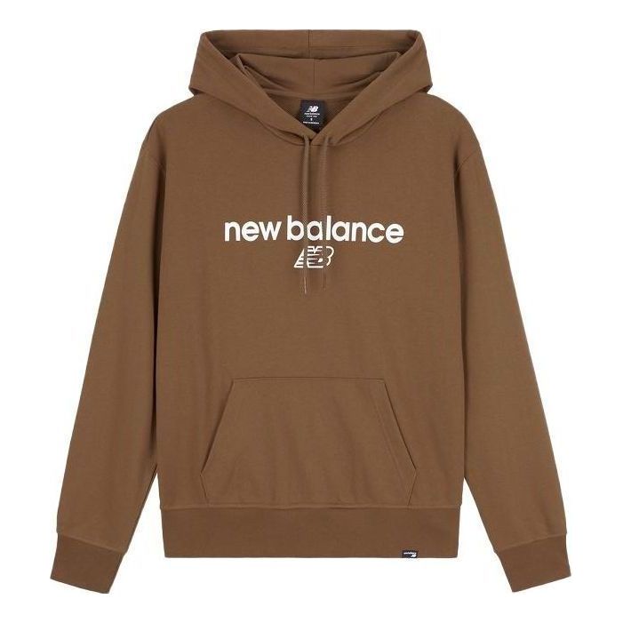 Суитчър New Balance Sport Seasonal Hoodie Кафяво | MT33526-TRU