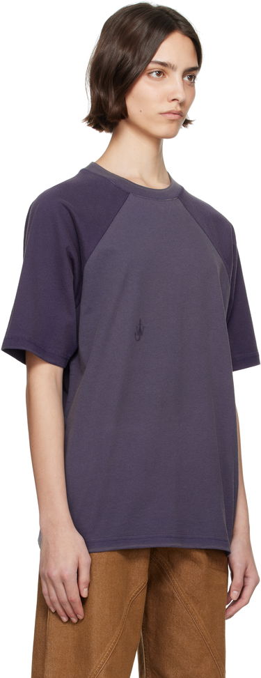 Тениска JW Anderson JW Anderson Garment Dye Oversized T-Shirt Сиво | JT0289-PG1800, 4