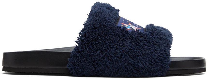 Кецове и обувки Stella McCartney Fantasia Mickey Slides Синьо | 810070AF00Z0, 0