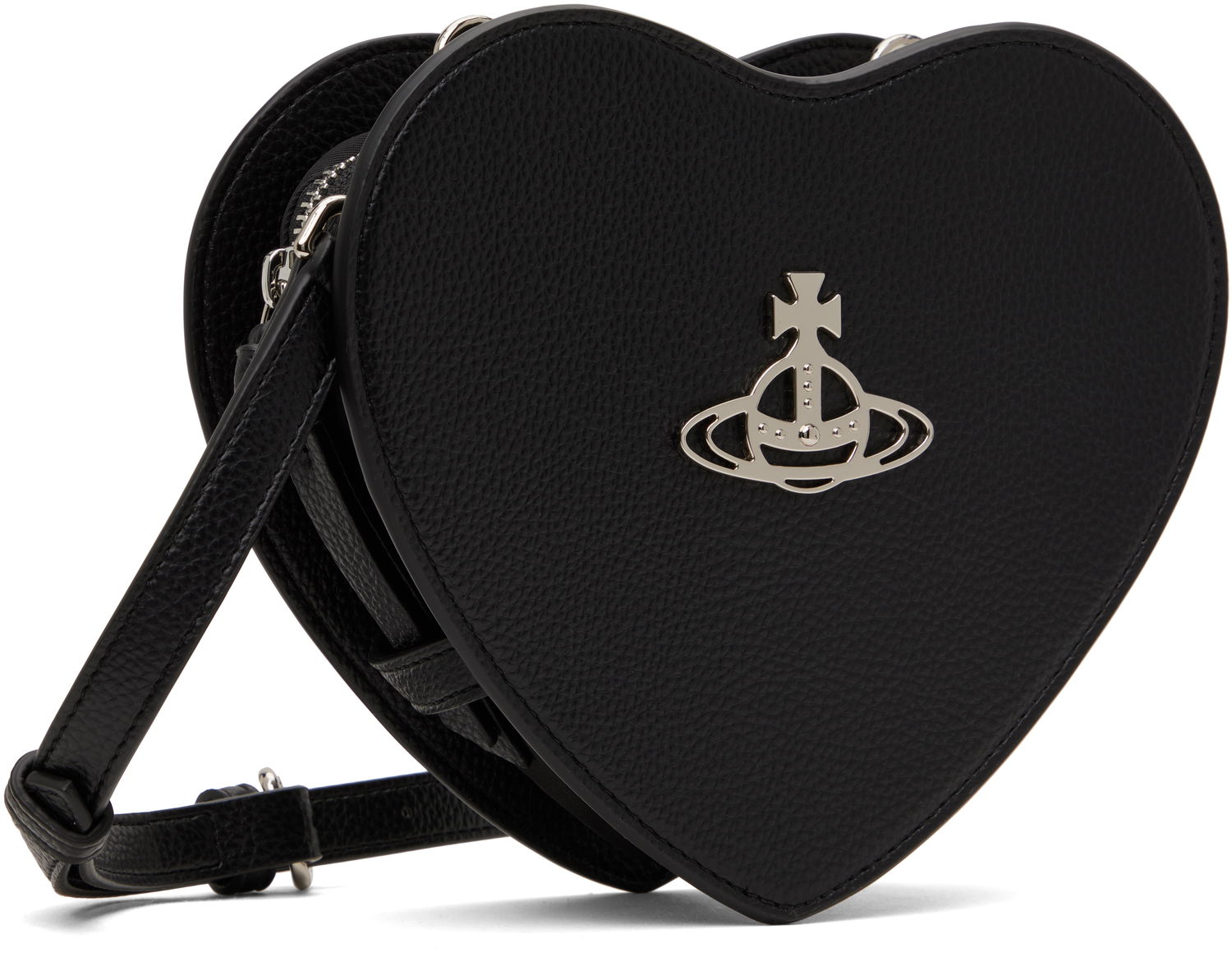 Дамска чанта Vivienne Westwood Vivienne Westwood Louise Heart Crossbody Bag Черно | 4803000TW-S000D-, 1