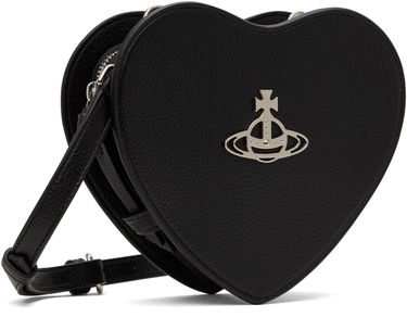 Дамска чанта Vivienne Westwood Vivienne Westwood Louise Heart Crossbody Bag Черно | 4803000TW-S000D-, 1