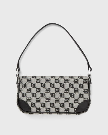 Дамска чанта MISBHV Jacquard Monogram 90S Mini Bag Черно | 122A400, 4