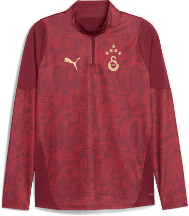 Суитчър Puma Galatasaray SK Training Long-Sleeve 1/4 Zip Top with Star Logo Бургунди | 949103-003, 0