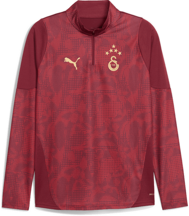 Galatasaray SK Training Long-Sleeve 1/4 Zip Top with Star Logo