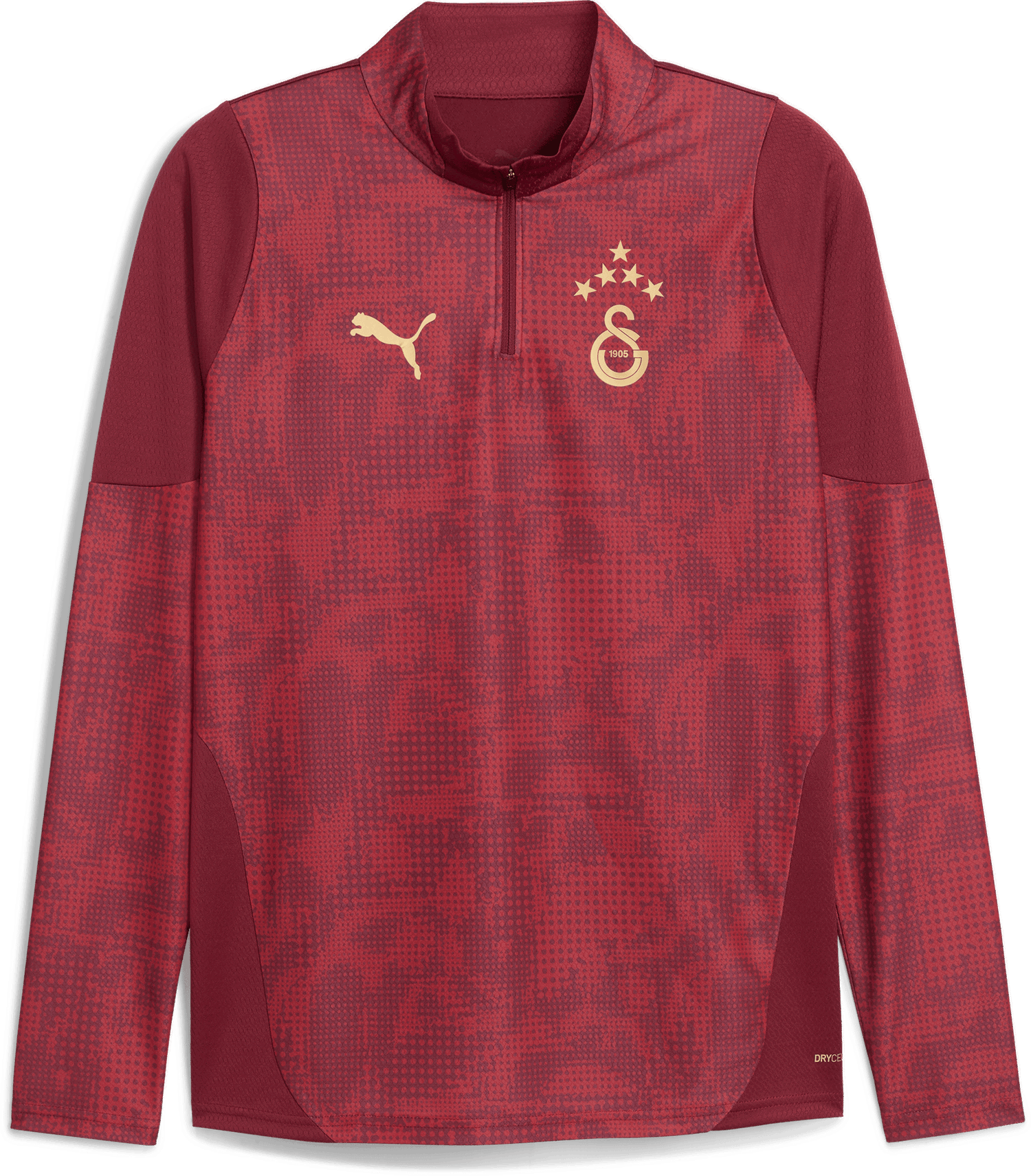 Суитчър Puma Galatasaray SK Training Long-Sleeve 1/4 Zip Top with Star Logo Бургунди | 949103-003, 0