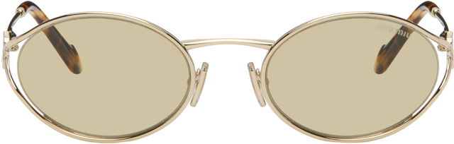 'Miu Miu' Round-Frame Sunglasses