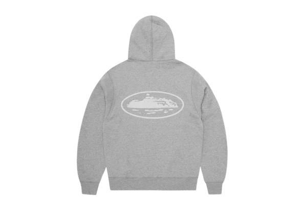 Суитчър Corteiz Corteiz Island Puff Print Zip Hoodie Сиво | COR7, 1