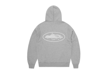 Суитчър Corteiz Corteiz Island Puff Print Zip Hoodie Сиво | COR7, 1