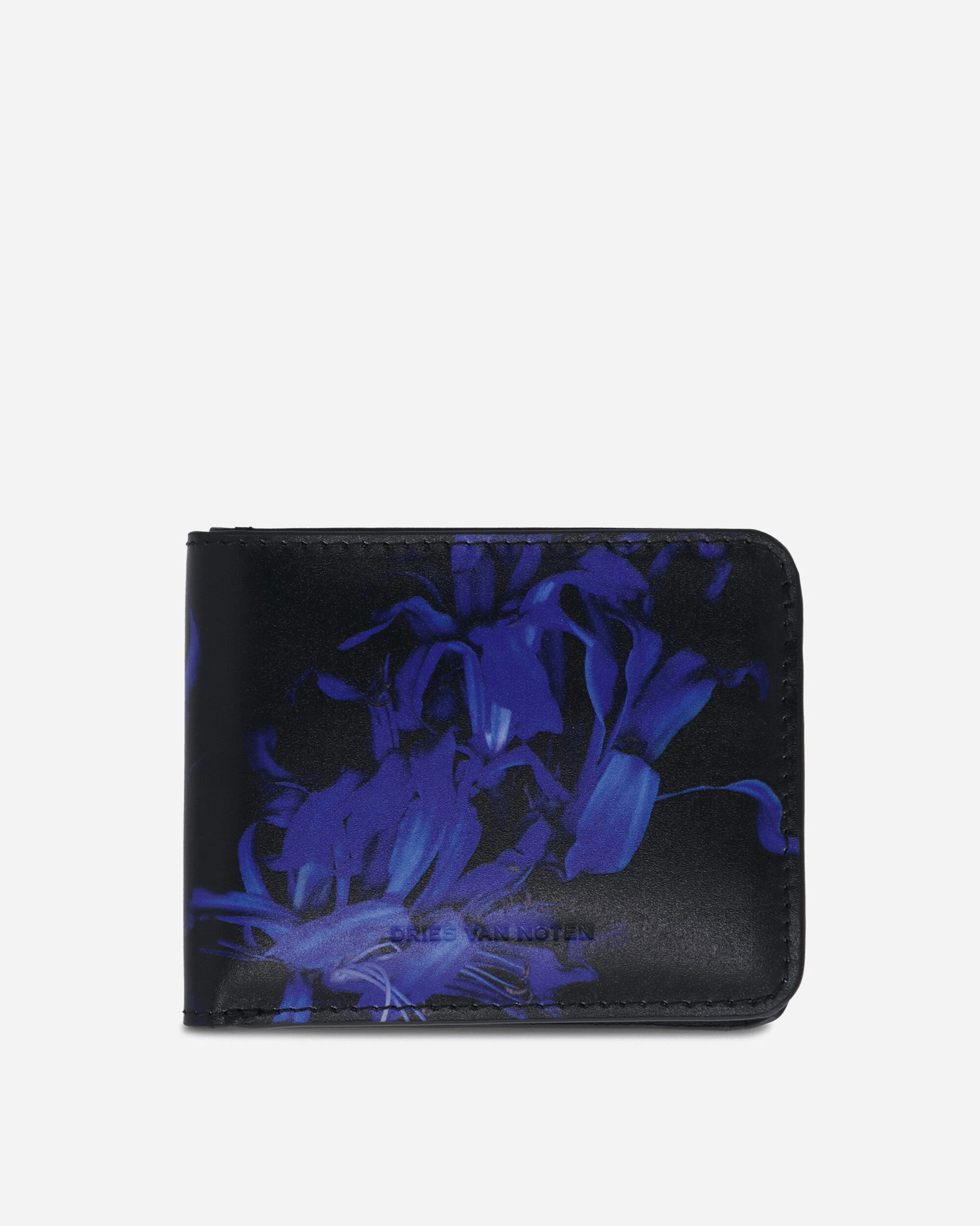 Портфейл Dries Van Noten Dries Van Noten Floral Print Leather Wallet Черно | 252-022110-598 504, 1
