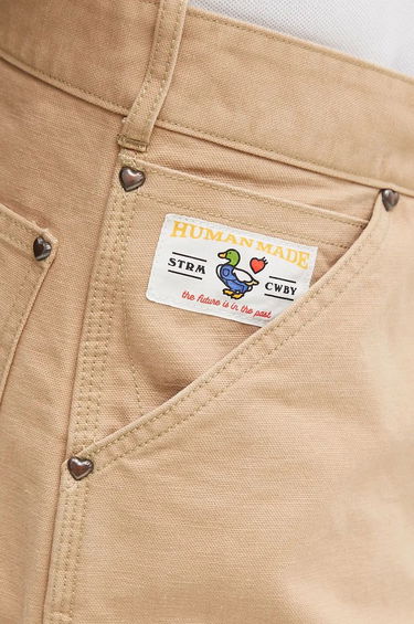 Карго панталони Human Made Human Made Washed Duck Work Pants Бежово | HM28PT011, 3