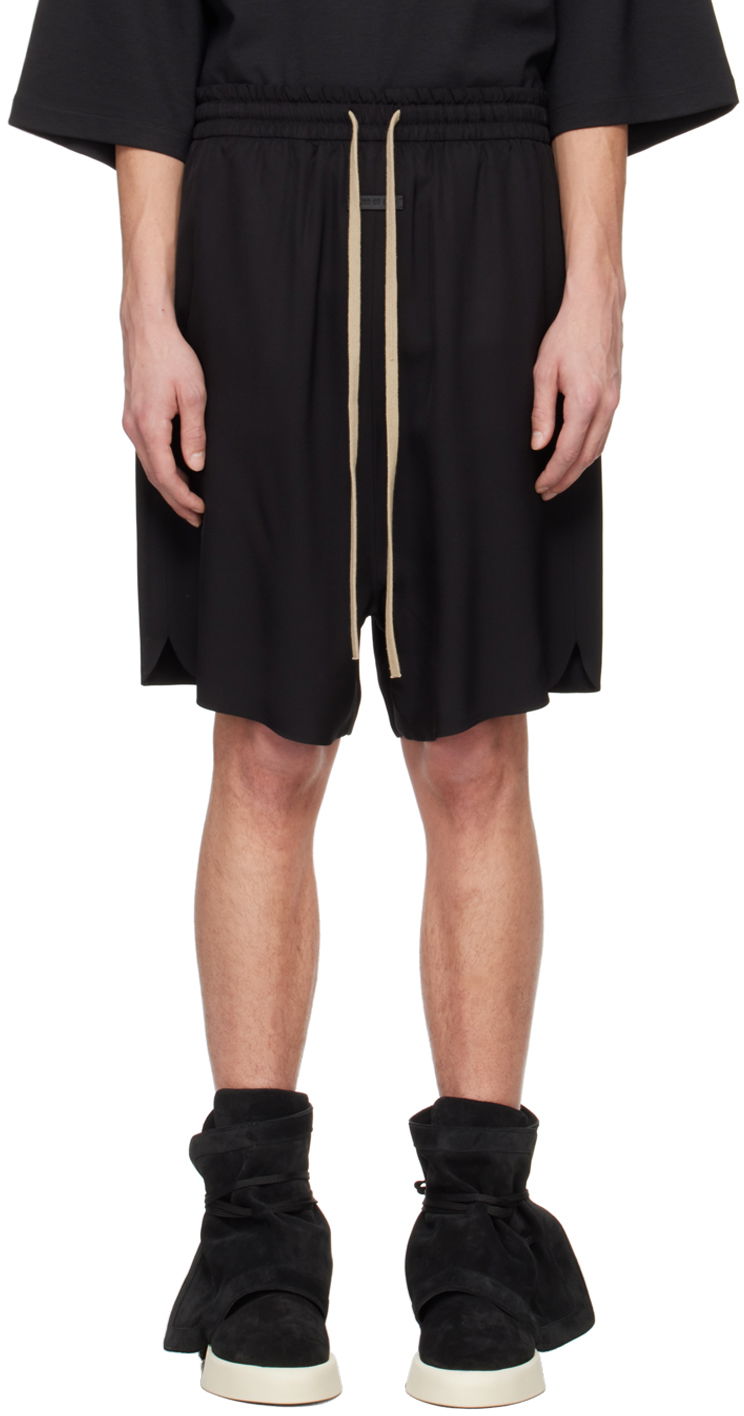 Къси панталони Fear of God Black Relaxed Shorts Черно | FG840-341SIW