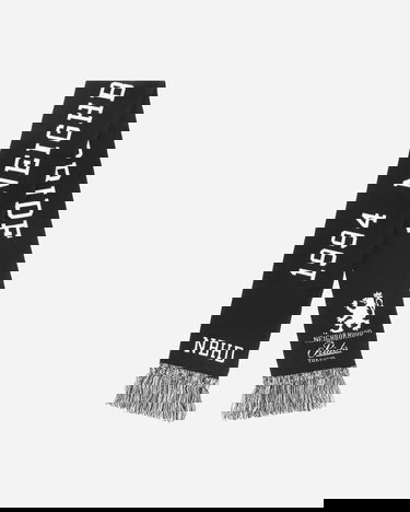 Шал Neighborhood Knitted Logo Scarf Черно | 24213NH-AC01 BK, 3