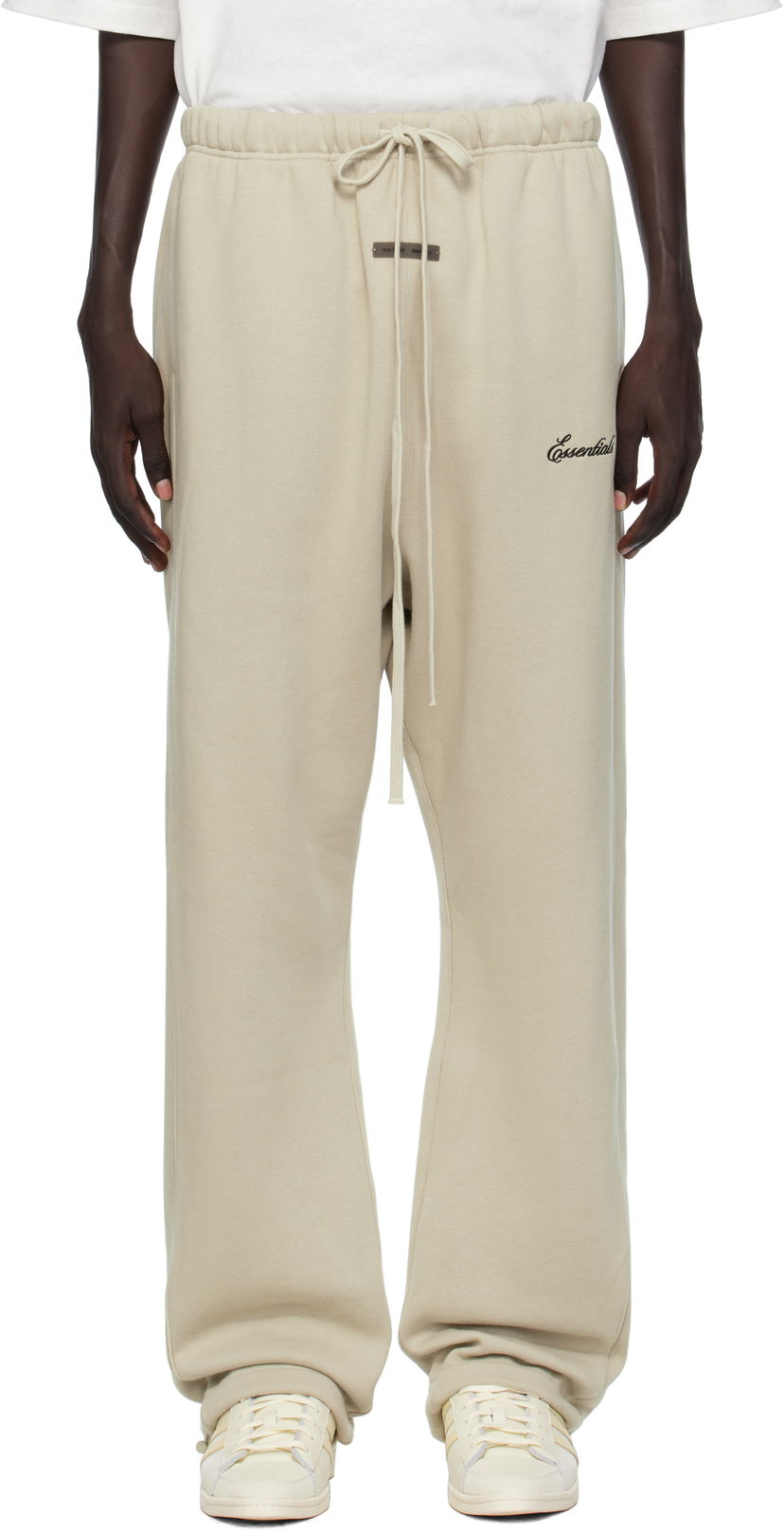 Спортни панталони Fear of God Fear of God ESSENTIALS Relaxed Fleece Piping Sweatpants Бежово | 130SP258066F