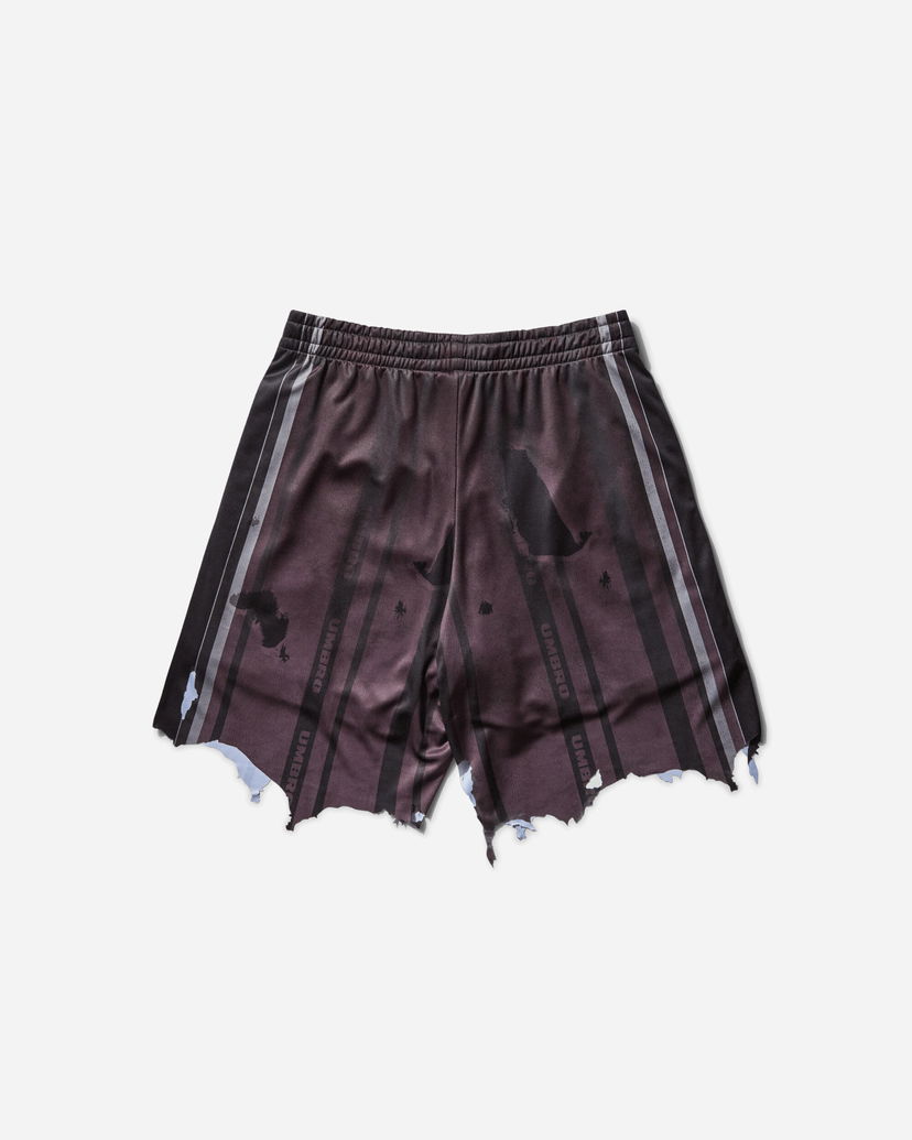 Къси панталони Umbro Distressed Shorts Кафяво | UBMW0364FA230 PLE0004