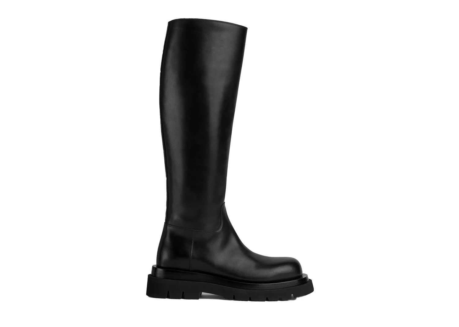 Кецове и обувки Bottega Veneta Knee High Lug Boot Черно | 716225 V1AO0 1000, 0
