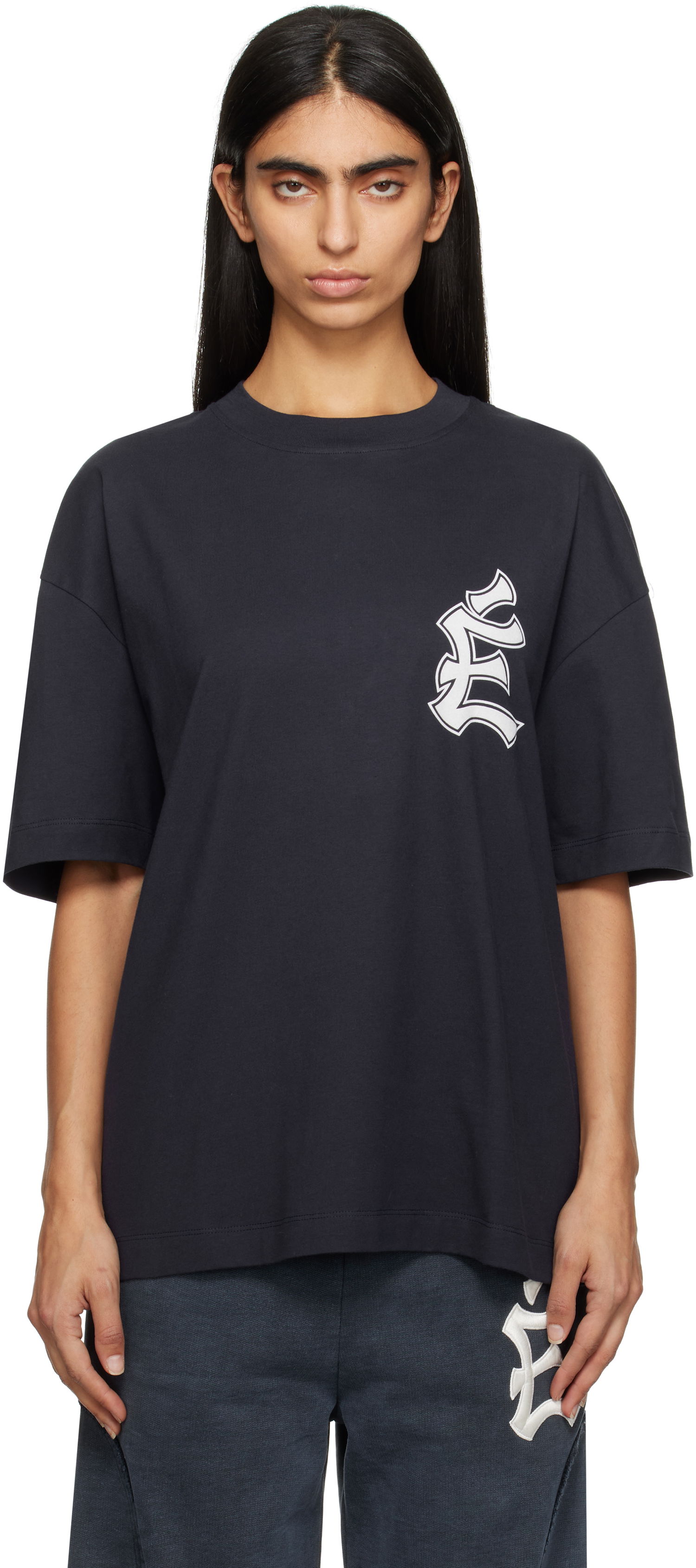 Тениска Études The City Relax T-Shirt Тъмно синьо | H24MMTSH130-44, 0