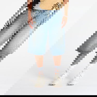 Къси панталони BAPE Sta Distressed Washed Relaxed Fit Denim Shorts Синьо | 001DSL801302MLIG, 0