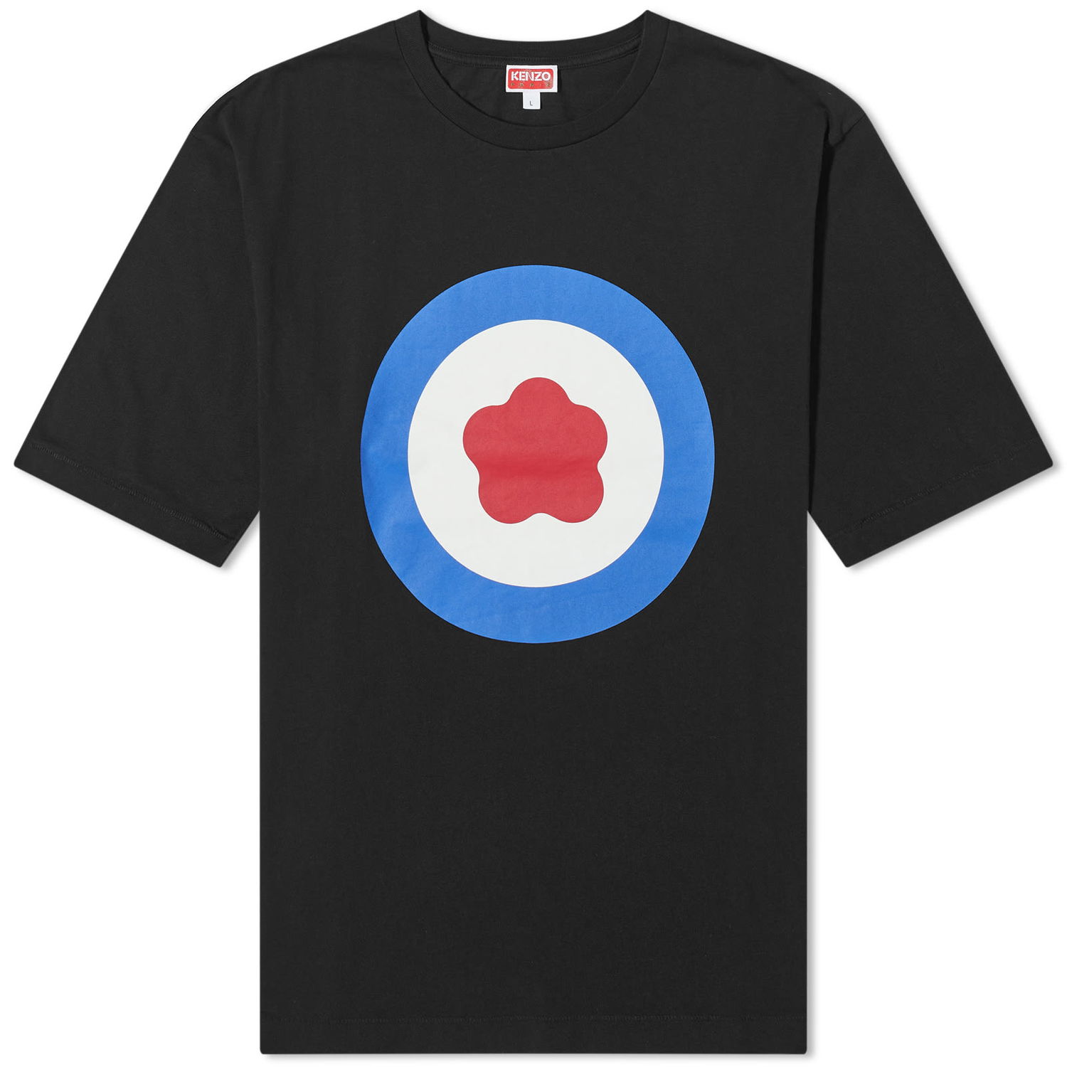 Тениска KENZO Oversized Crest T-Shirt Black Черно | FD65TS1114SG-99J, 0