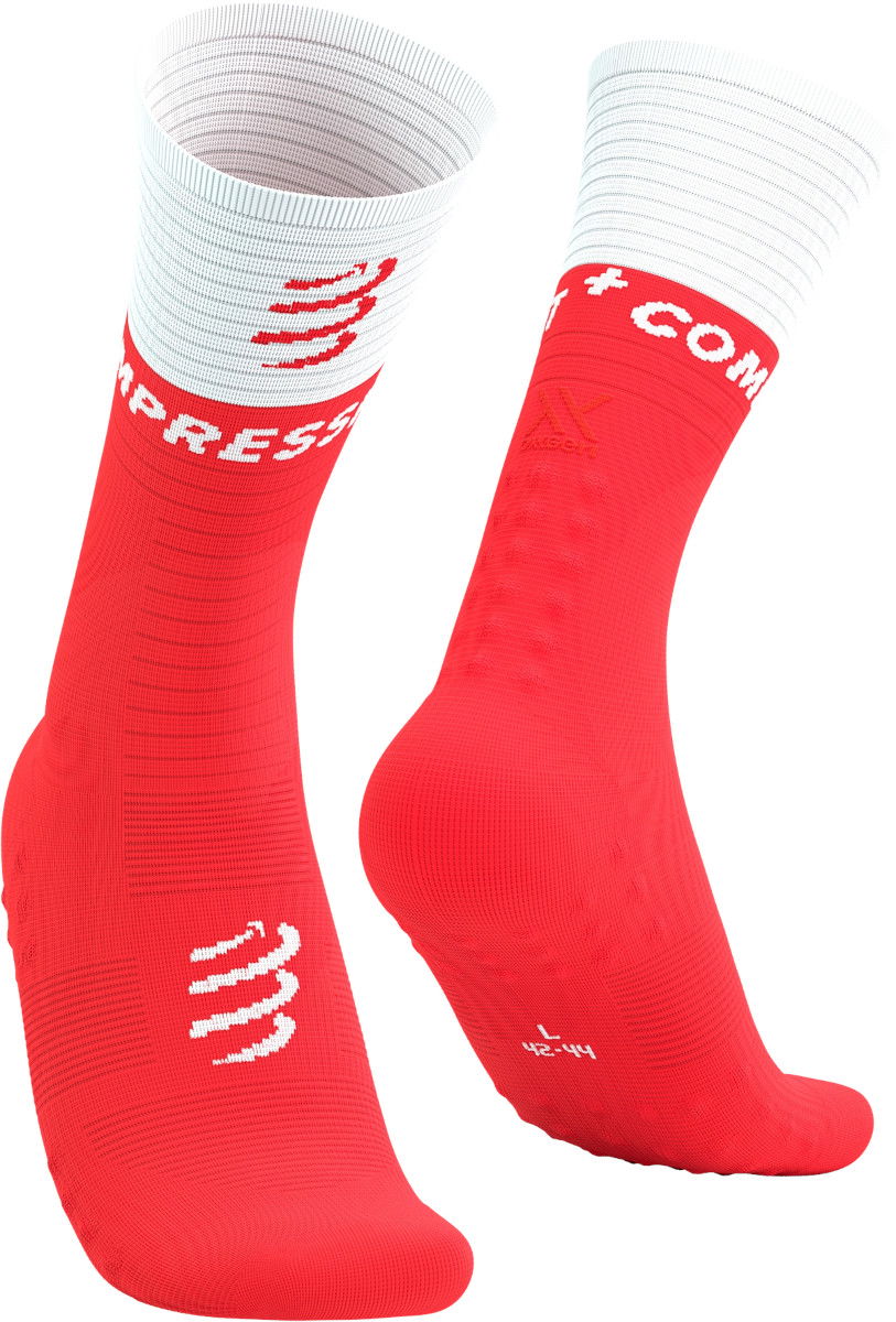 Чорапи Compressport Mid Compression Socks V2.0 Червено | sqtu3543090, 0