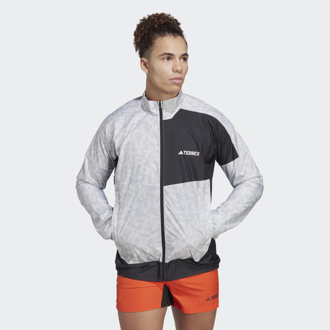 Ветровка adidas Originals Terrex Trail Running Windbreaker Бяло | HZ1299, 0