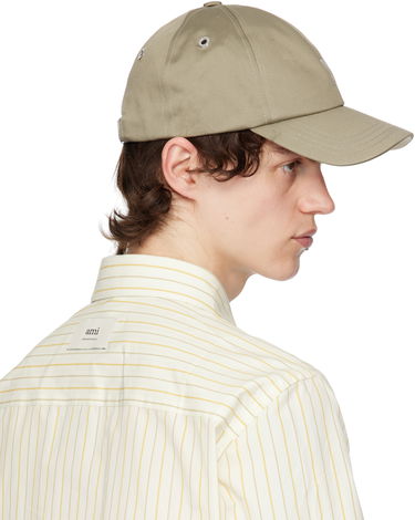 Шапка с козирка AMI AMI Paris Ami de Coeur Cotton Cap Тъмно синьо | UCP026.CO0103, 4